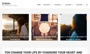Dribble Clean & Responsive Blogger Template Dribble Clean & Responsive Blogger Template