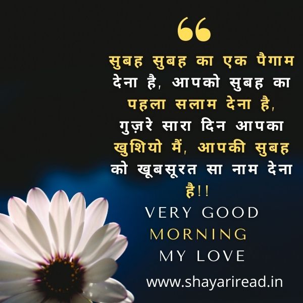 Good Morning Shayari In Hindi