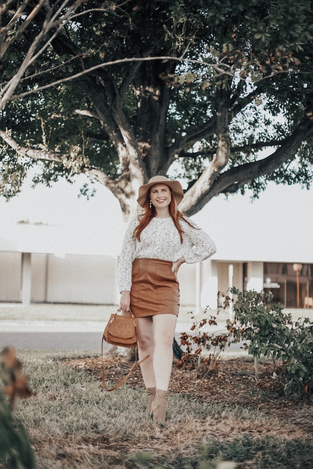 25+ Affordable Sweaters To Wear With Faux Leather Skirts | Affordable by Amanda, a Style Blog by Tampa Blogger Amanda Burrows | Florida Blogger Amanda Burrows shares Her Sweaters with Faux Leather Skirts for Less