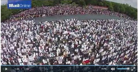 Video Umat Islam Inggris Yang Laksanakan Shalat Ied Ini Membuat Netizen Takjub