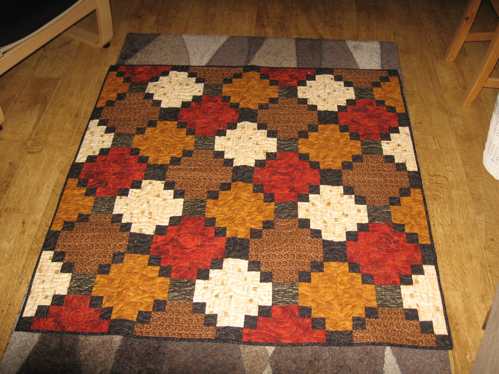 Kate's Quilting (and other arty stuff): Courthouse steps