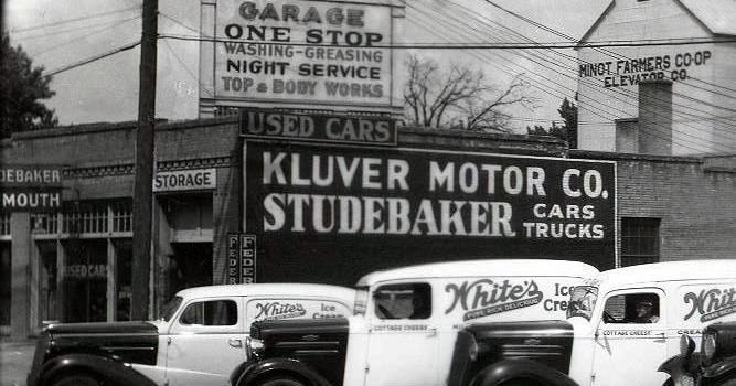 Minot-Memories: Auto Dealers in 1927