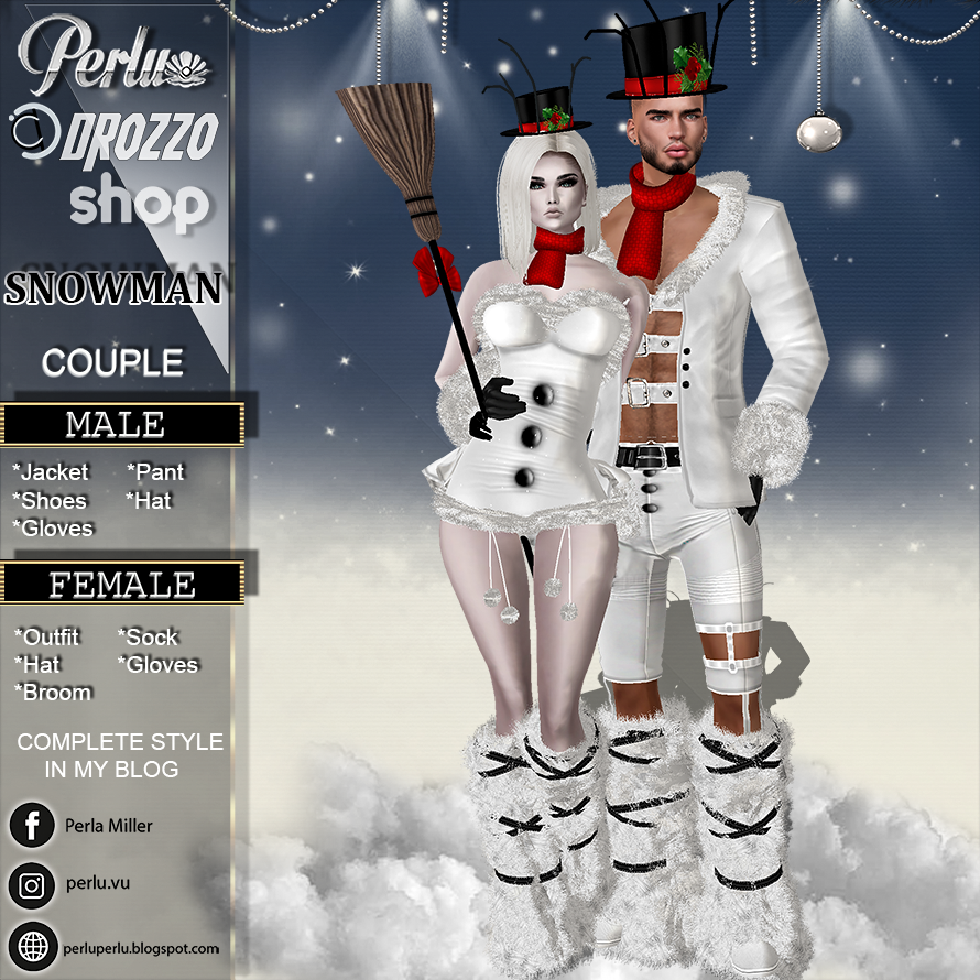 SNOWMAN COUPLE BUNDLE - DROZZO | PERLU SHOP