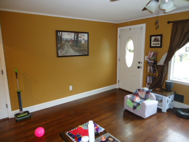 Living room painting in Norton, MA.