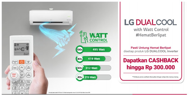 Fitur Watt Control Membuat AC LG DUALCOOL Hemat Energi Namun Tetap Dingin Fitur Watt Control Membuat AC LG DUALCOOL Hemat Energi Namun Tetap Dingin