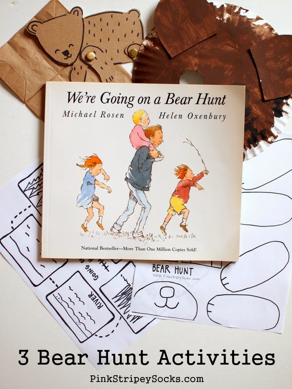3 Crafts and Activities to do with Going on a Bear Hunt