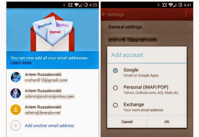 Διαθέσιμο (ανεπίσημα) το νέο Gmail 5.0 για Android με νέο σχεδιασμό και υποστήριξη Outlook, Yahoo