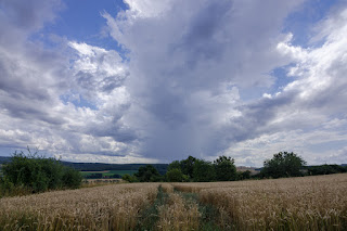 Wetterfotografie Gewitterzelle Regenfront Weserbergland