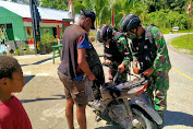 Cegah Penyelundupan Barang Illegal, Satgas Yonif  512 Gelar Sweeping  di Perbatasan Papua 