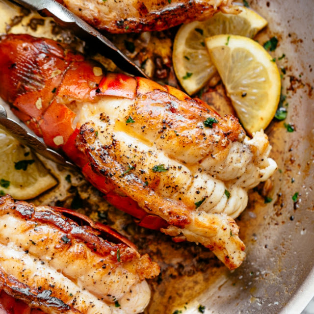 Butter Seared Lobster Tails Butter Seared Lobster Tails