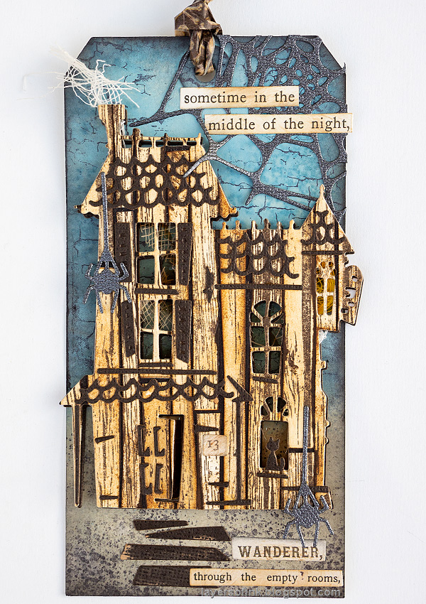 Layers of ink - Old Spooky House Tutorial by Anna-Karin Evaldsson. Layers of ink - Old Spooky House Tutorial by Anna-Karin Evaldsson.