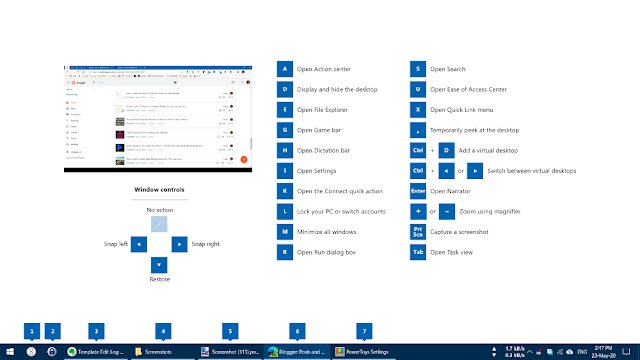 Windows 10 Keyboard Shortcuts