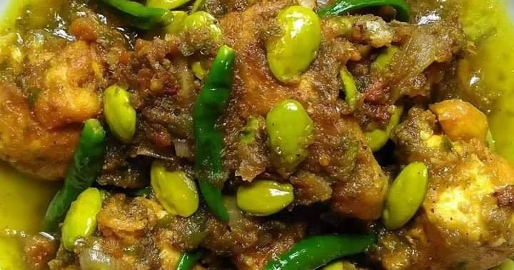 Resepi Ayam Masak Hijau Petai Bersama Nasi Panas Dari Dapur Kak Tie