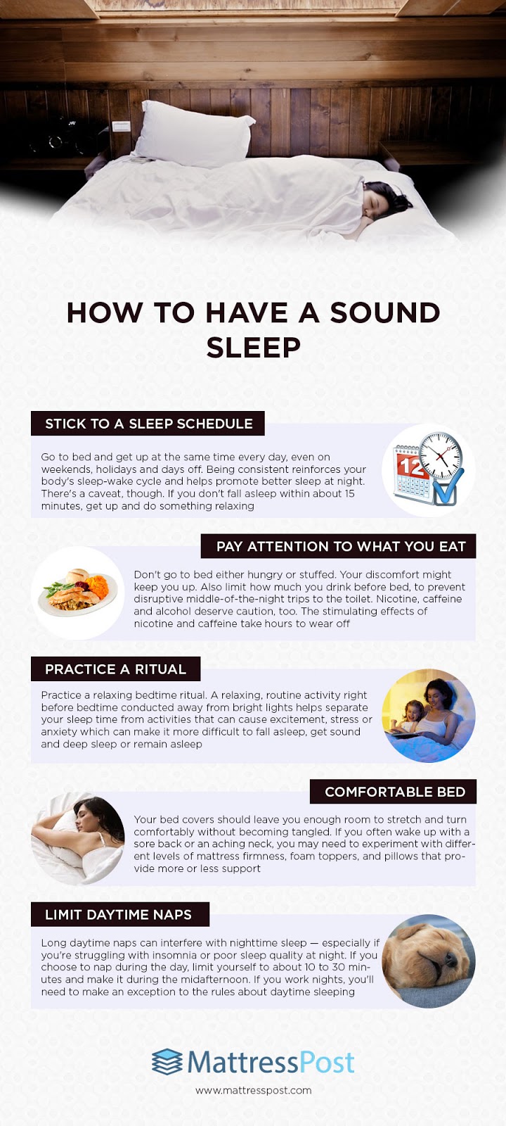 How to have a sound sleep Infographics Free Submission