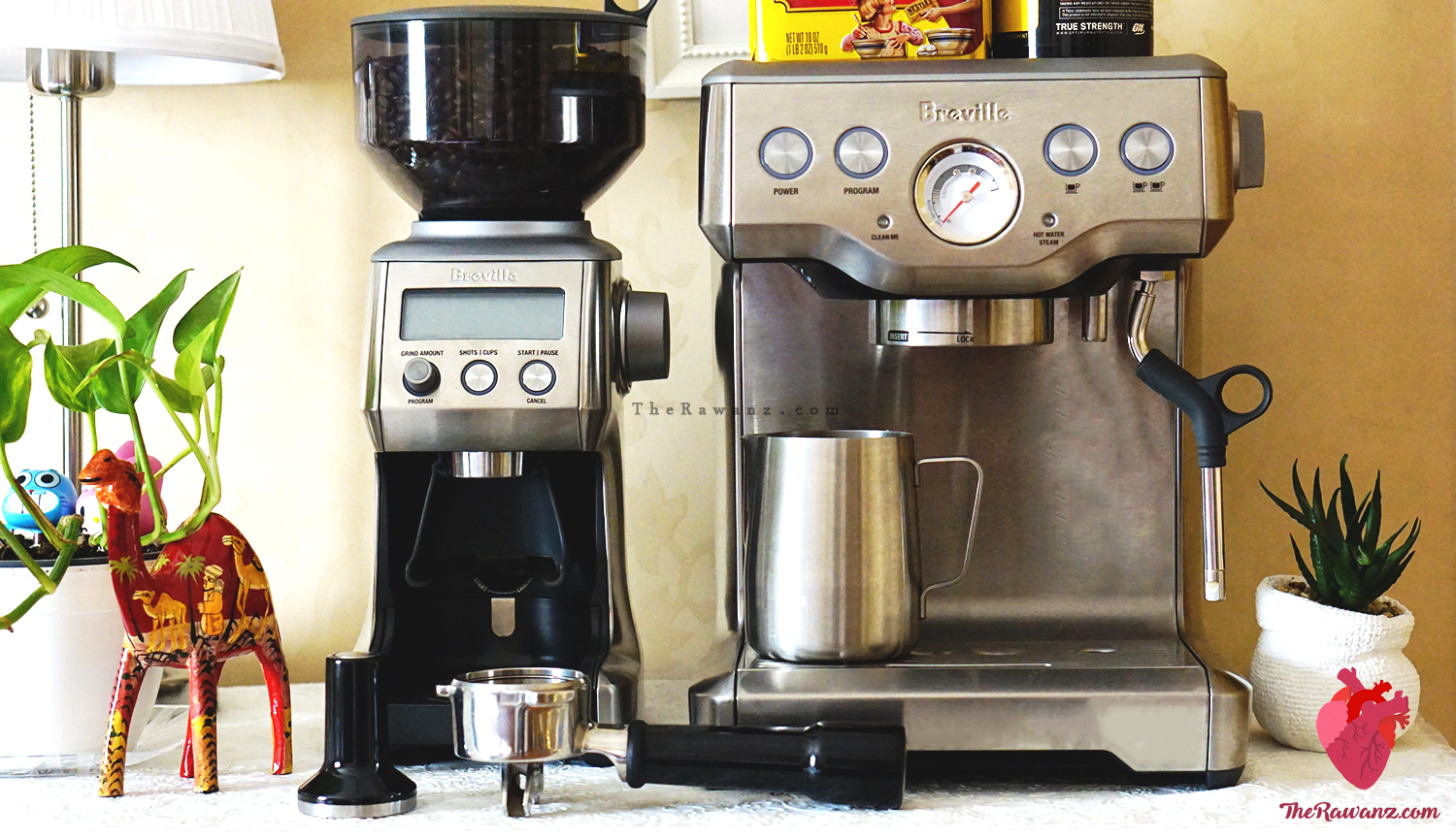تجربتي مع: آلة الاسبريسو انفيوزر من بريفل ومطحنة القهوة ...