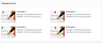 Related Post Widget for Blogger style 3