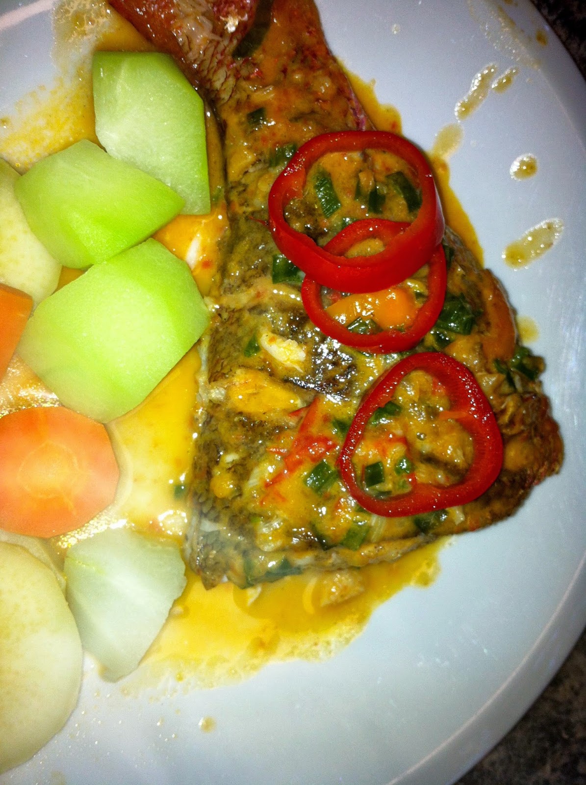 Wade's Global Kitchen Jamaican Steamed Fish in Coconut Milk