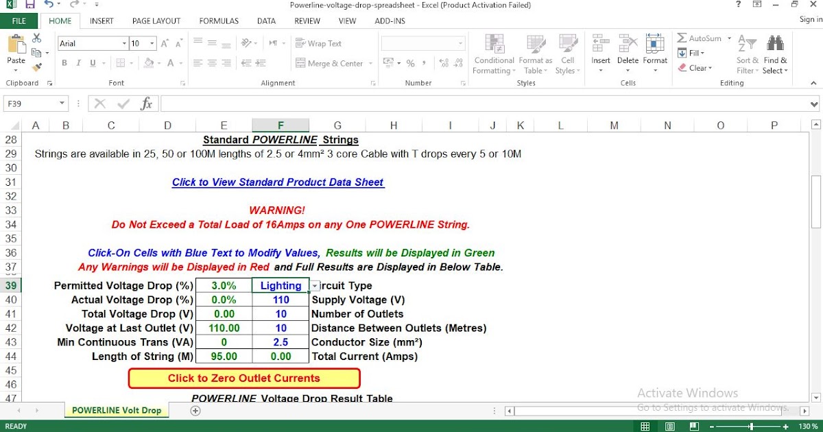 Voltage drop spreadsheet HaroldJanine