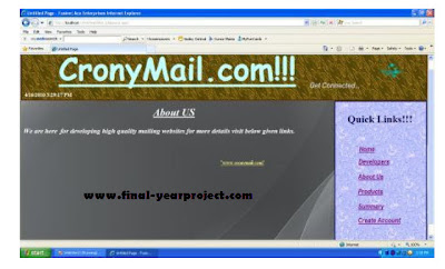 Internet based Mailing Website