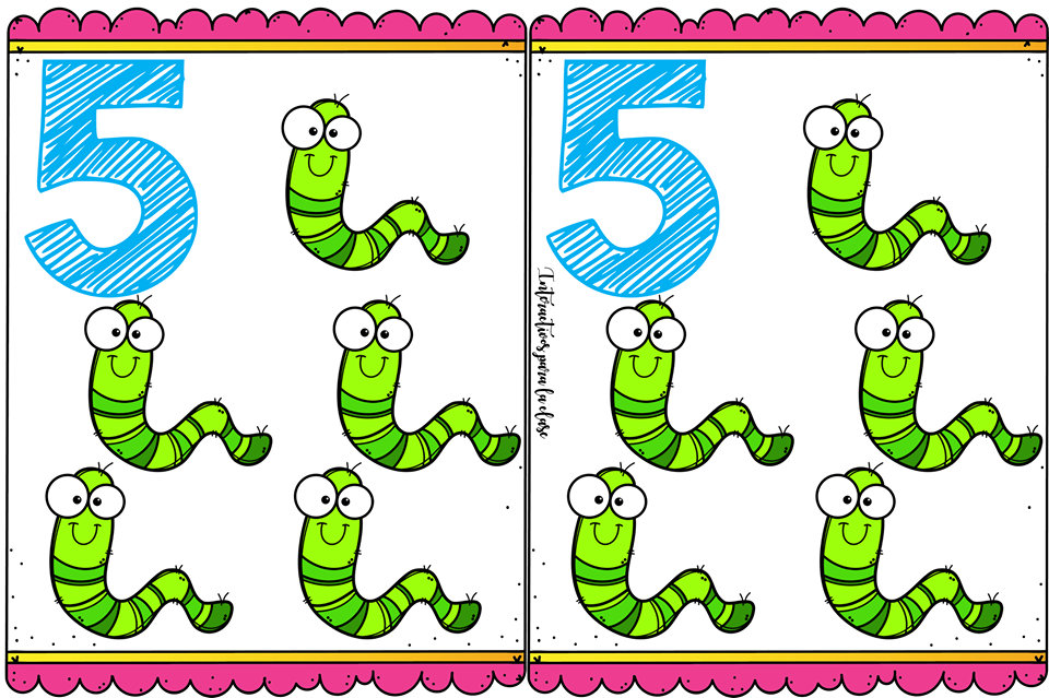 Juego De Memorama Numerico De Insectos Materiales Educativos