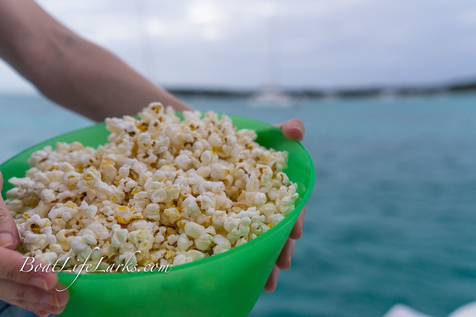 Stovetop Popcorn Butter or NoBurn Kettle Corn Boat Life Larks SV