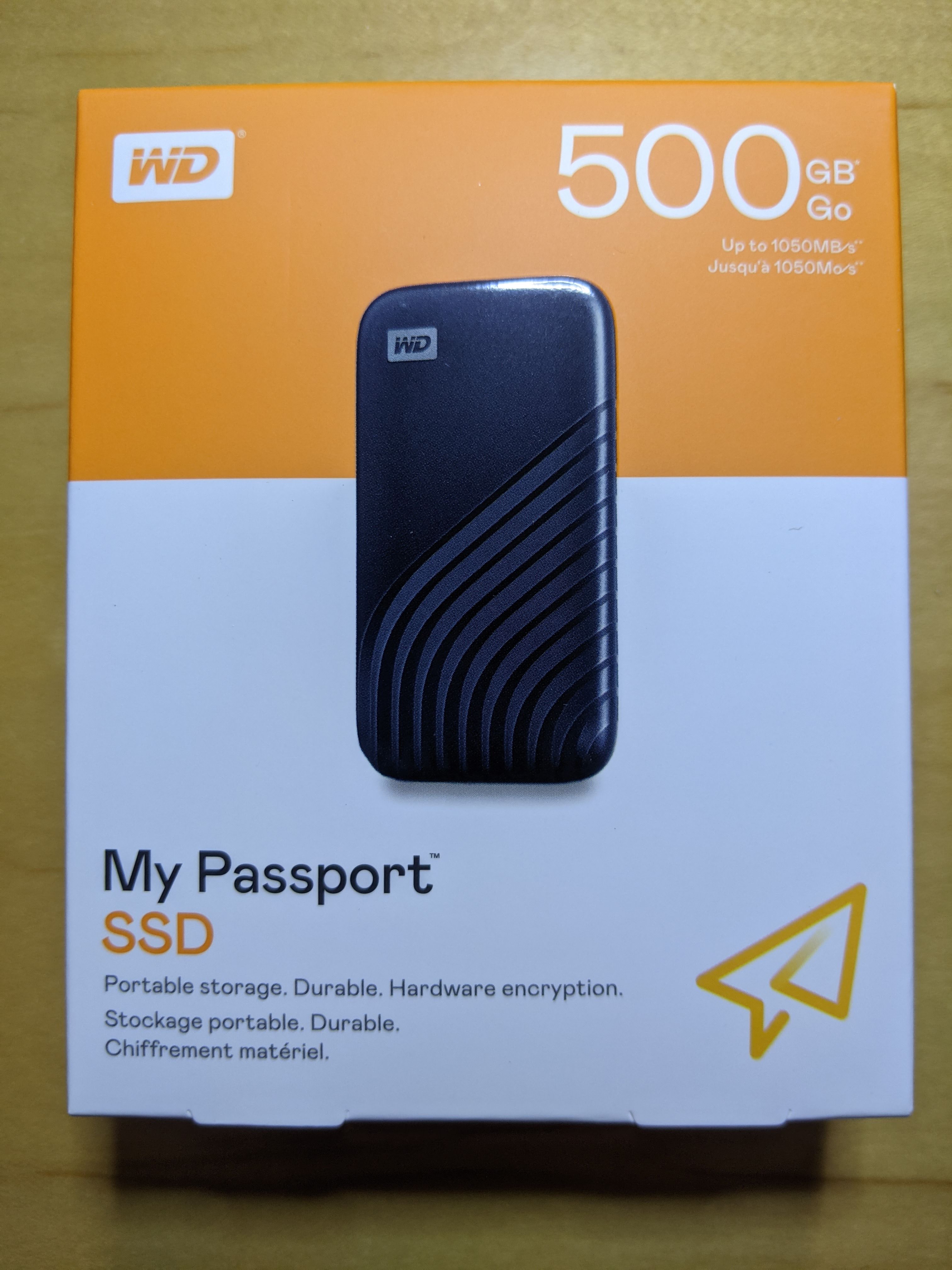 パソコン日和: WD My Passport SSD 500GB(WDBAGF5000ABL-WESN) を購入しました！