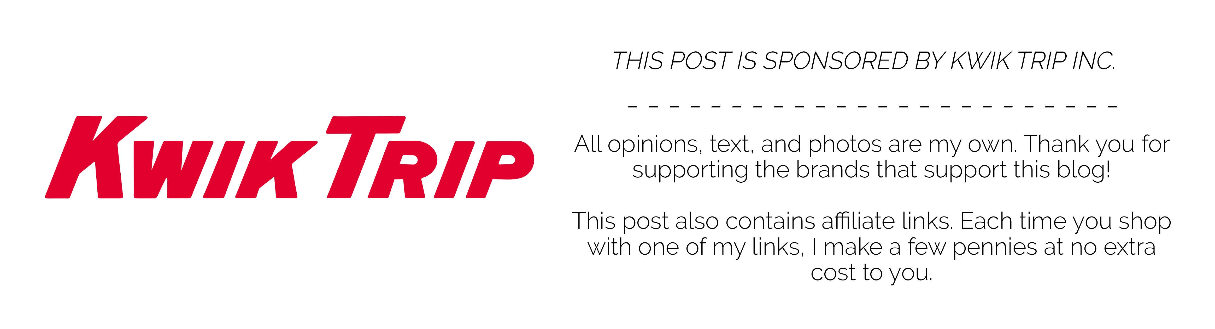 Lifestyle blog sponsored by Kwik Trip, all opinions are my own Hittin' the Road This Summer with Kwik Trip