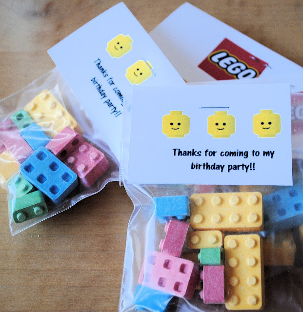 Lego party favors