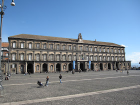 The Palazzo Reale, on the Piazza del Plesbiscito, was  Murat's luxurious home in Naples