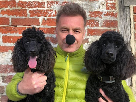 Chris Packham - posing with a nose