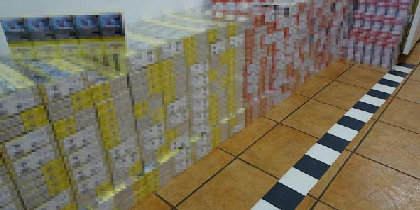Peste 4.700 pachete cu țigări, ascunse în cutii din carton într-un autocamion, descoperite la P.T.F. Calafat