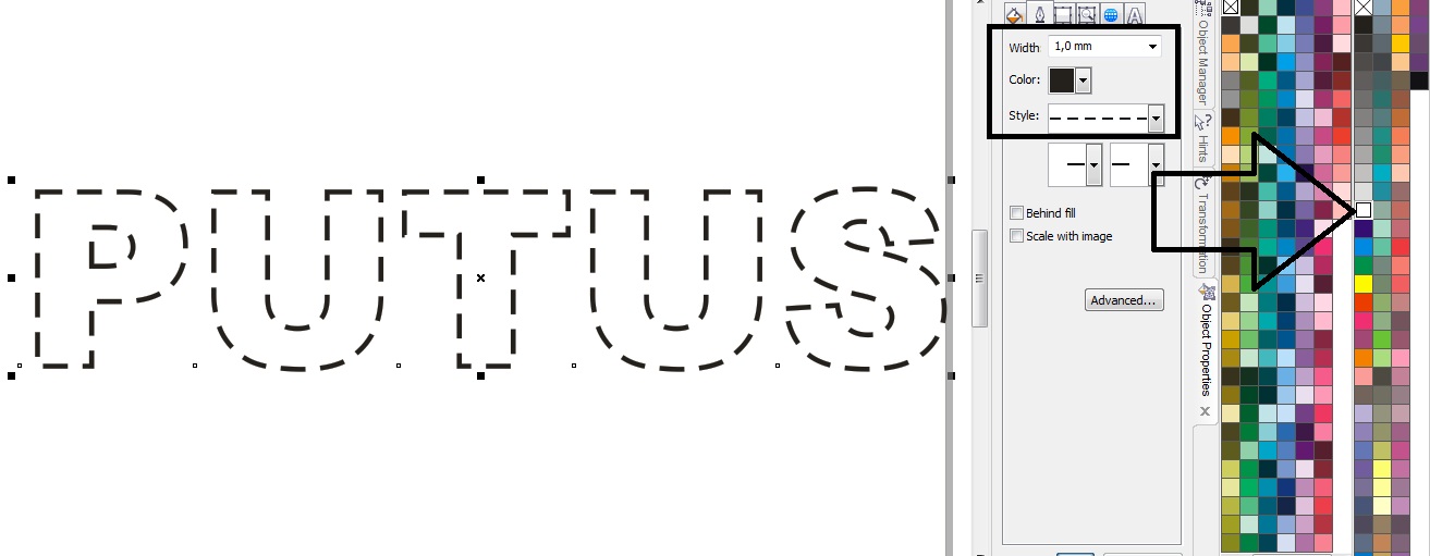 Belajar Desain Grafis: Tutorial Membuat Tulisan Putus-putus Menggunakan ...