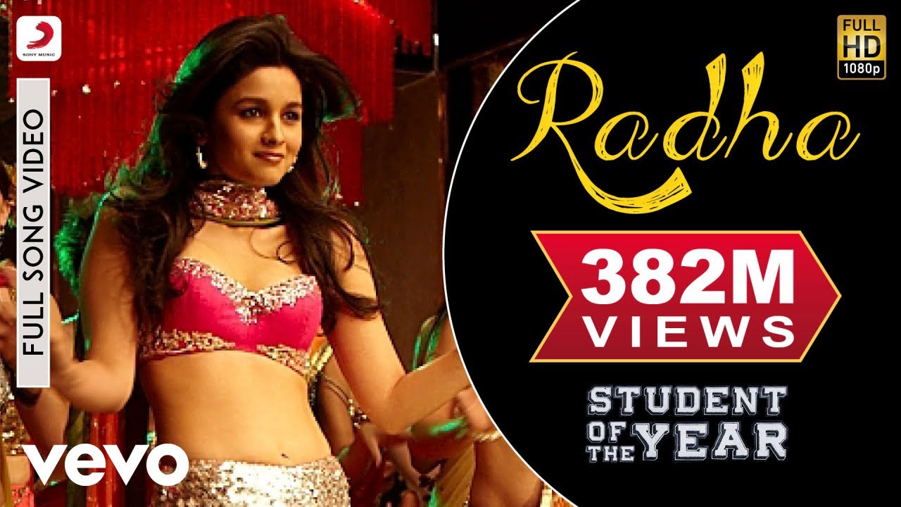 राधा तेरी चुनरी Radha on the Dance Floor Lyrics in Hindi Student of