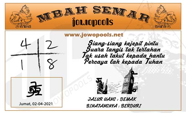 syair hk mbah semar