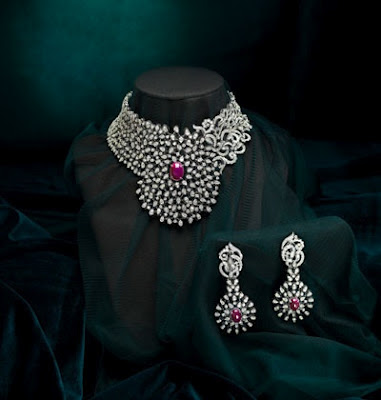 Diamond Necklace - Indian Jewellery Designs
