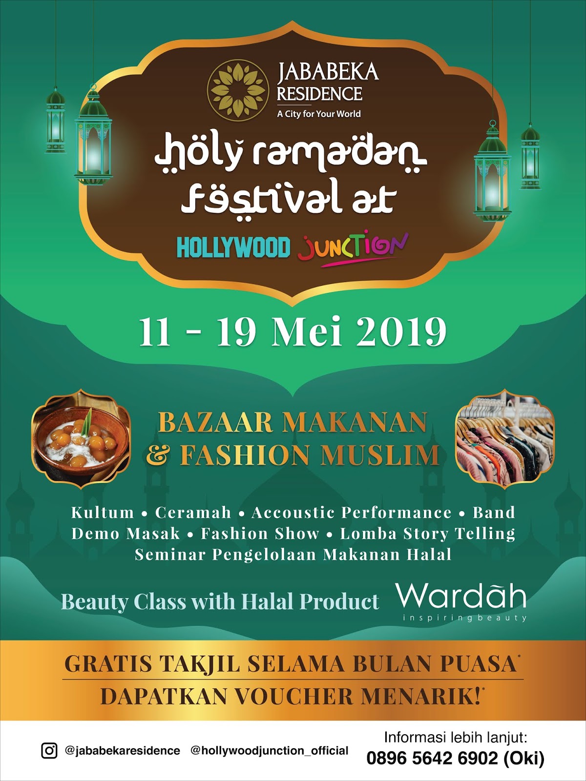 Contoh Spanduk Bazar Makanan desain banner kekinian