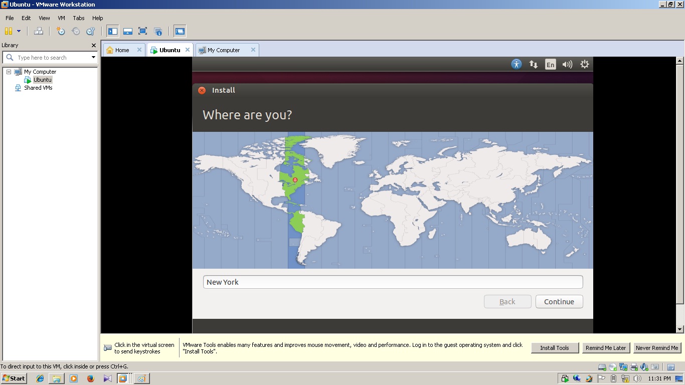 installing ubuntu on vmware installing ubuntu on vmware