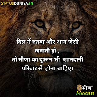 Meena Attitude Shayari Status In Hindi 2022