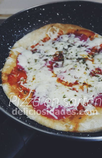 deliciosidades - Receta para hacer pizza en sartén