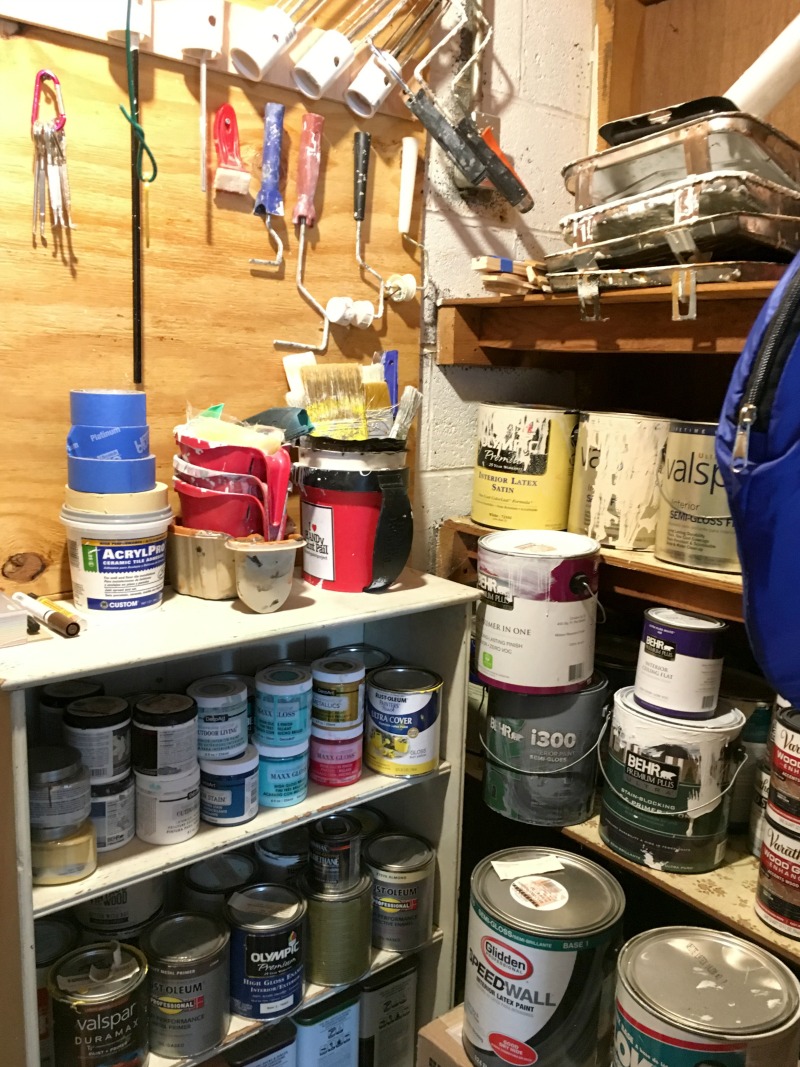 Real Girl's Realm How to Organize Paint and Supplies