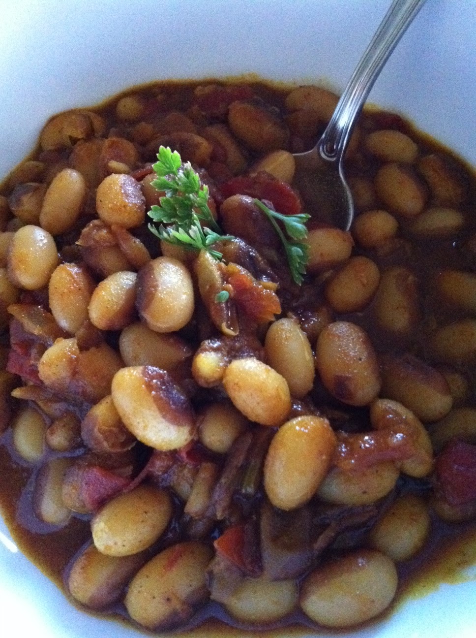 Curried YellowEyed Peas