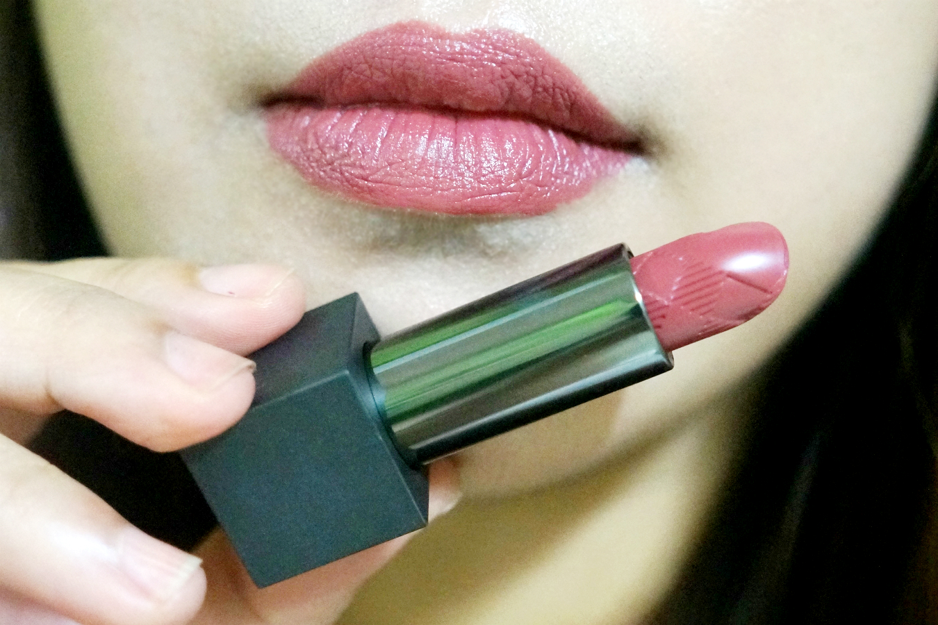 Burberry Lip Velvet Long Wear Lipstick in Rosewood No. 421 | Review,  Swatch, Photos - Jello Beans