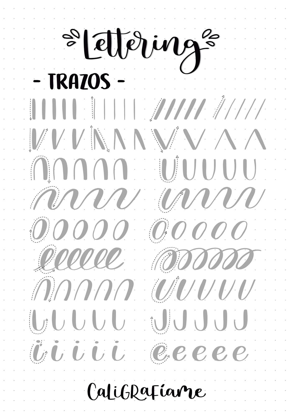 Plantillas De Lettering Para Imprimir Gratis