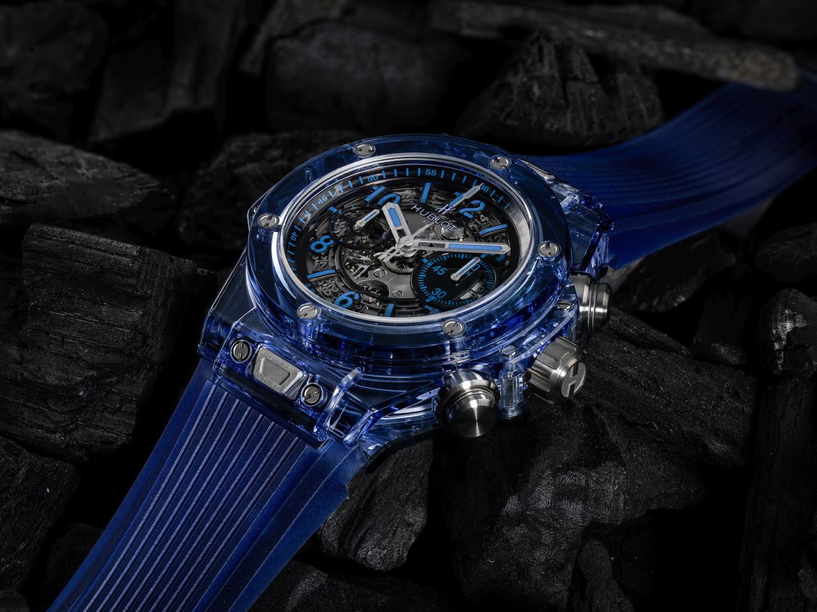 Neue Uhr Hublot Big Bang Unico Blue Sapphire Red Sapphire
