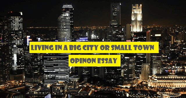 Living in a big city essay picture