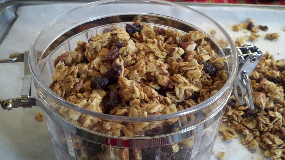 Cranky Gerd Recipe AlmondPecan Granola with Dried Fruit (Low Sugar