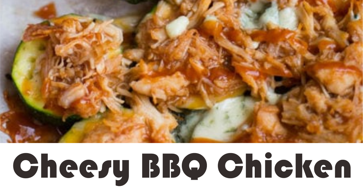 Cheesy BBQ Chicken Zucchini Nachos | Amzing Food