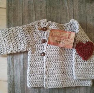 free crochet baby cardigan pattern
