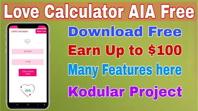 Love calculator AIA file free 2020