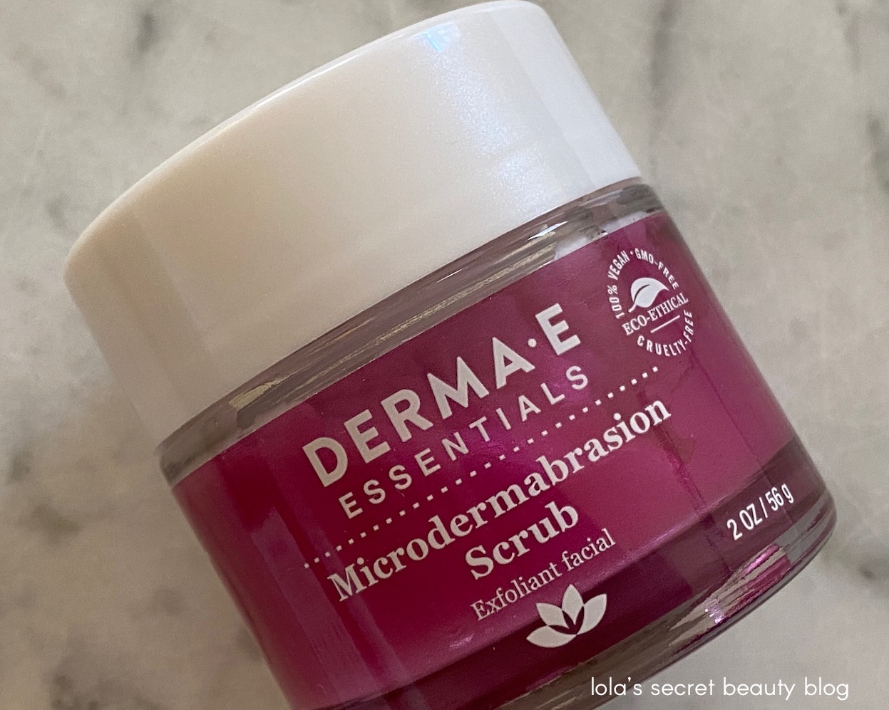 lola's secret beauty blog Derma e Microdermabrasion Scrub for Glowing Skin